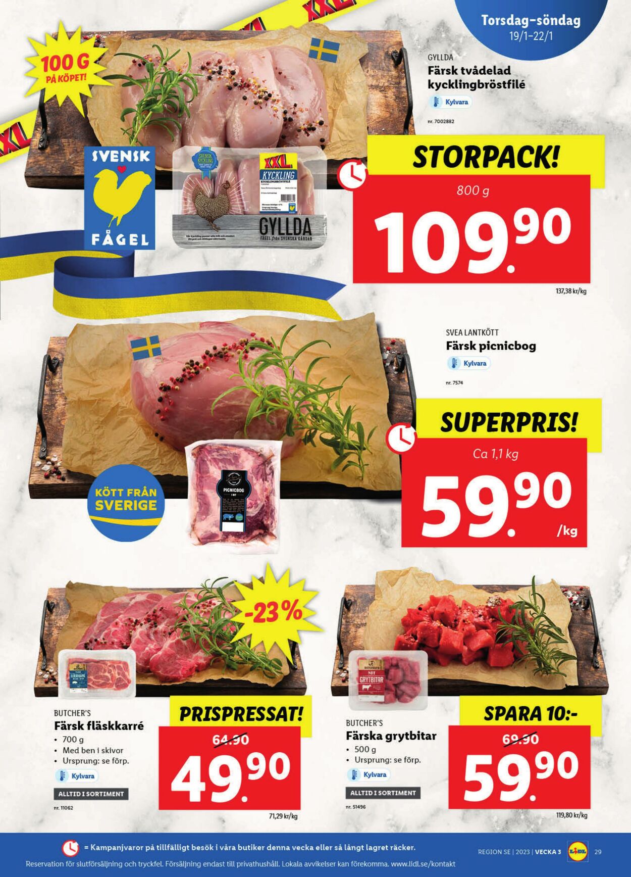 Erbjudanden Lidl 16.01.2023 - 22.01.2023