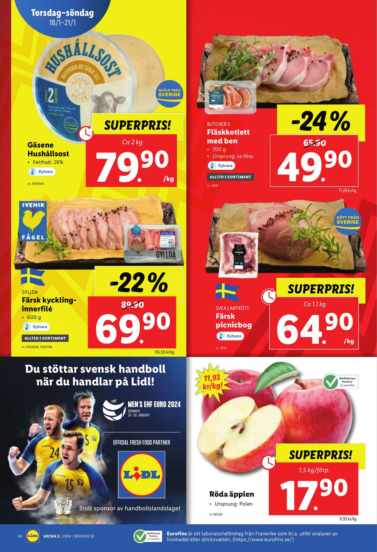 Erbjudanden Lidl 15.01.2024 - 21.01.2024