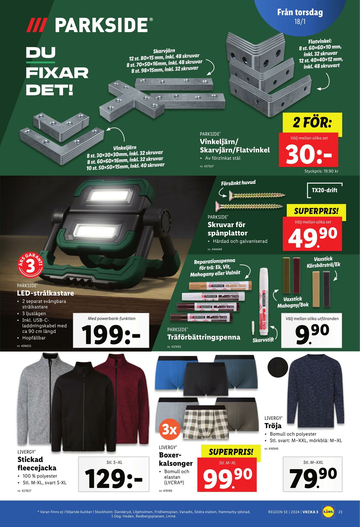 Erbjudanden Lidl 15.01.2024 - 21.01.2024