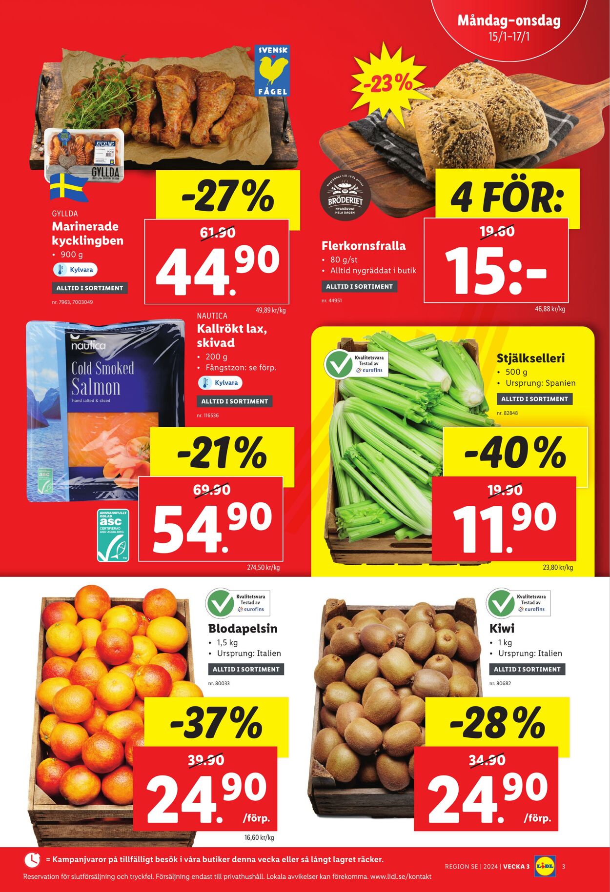 Erbjudanden Lidl 15.01.2024 - 21.01.2024