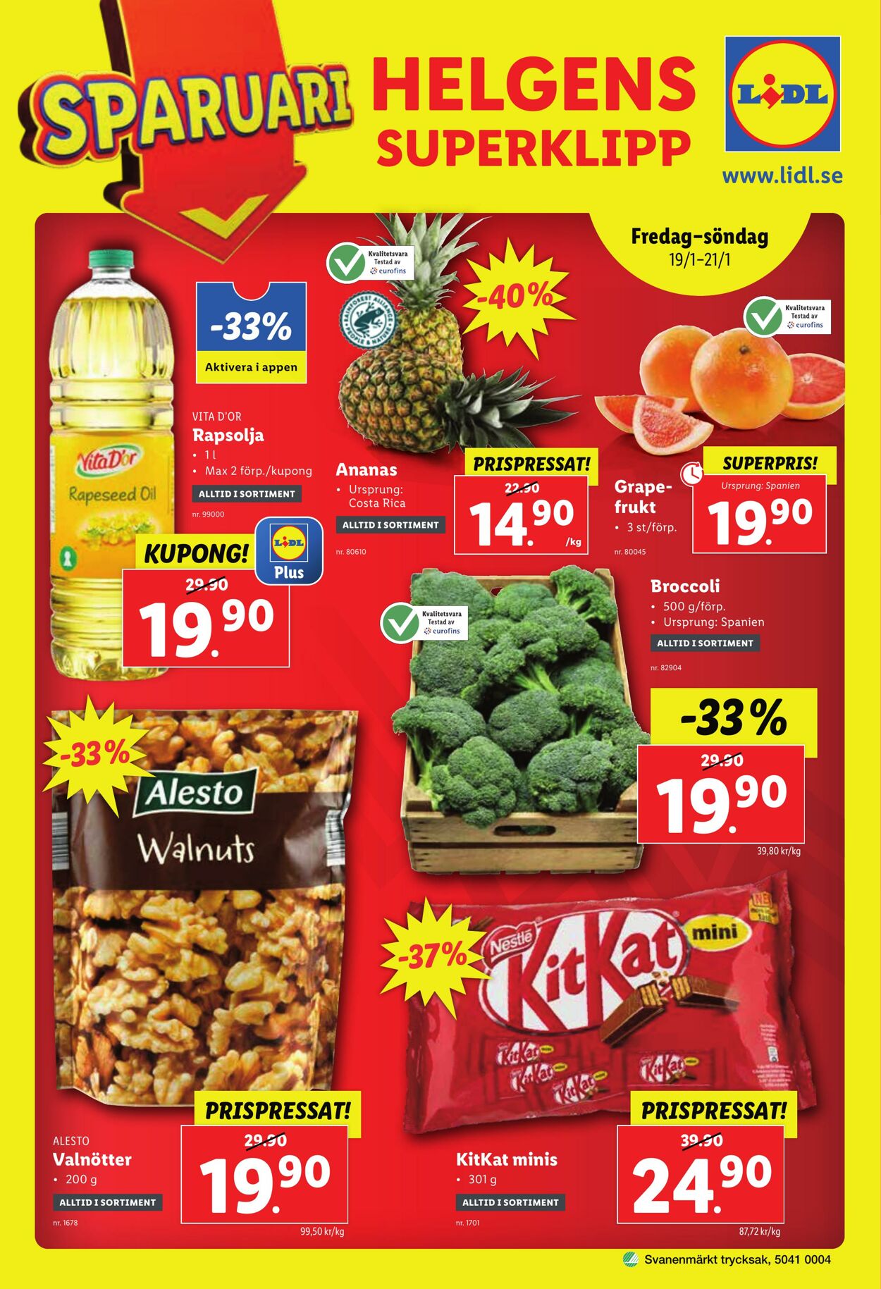 Erbjudanden Lidl 15.01.2024 - 21.01.2024