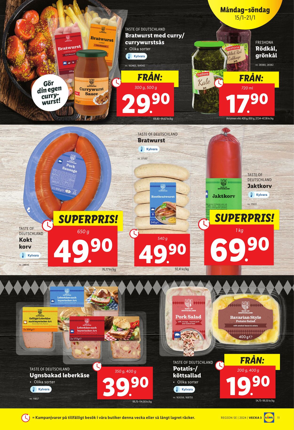 Erbjudanden Lidl 15.01.2024 - 21.01.2024