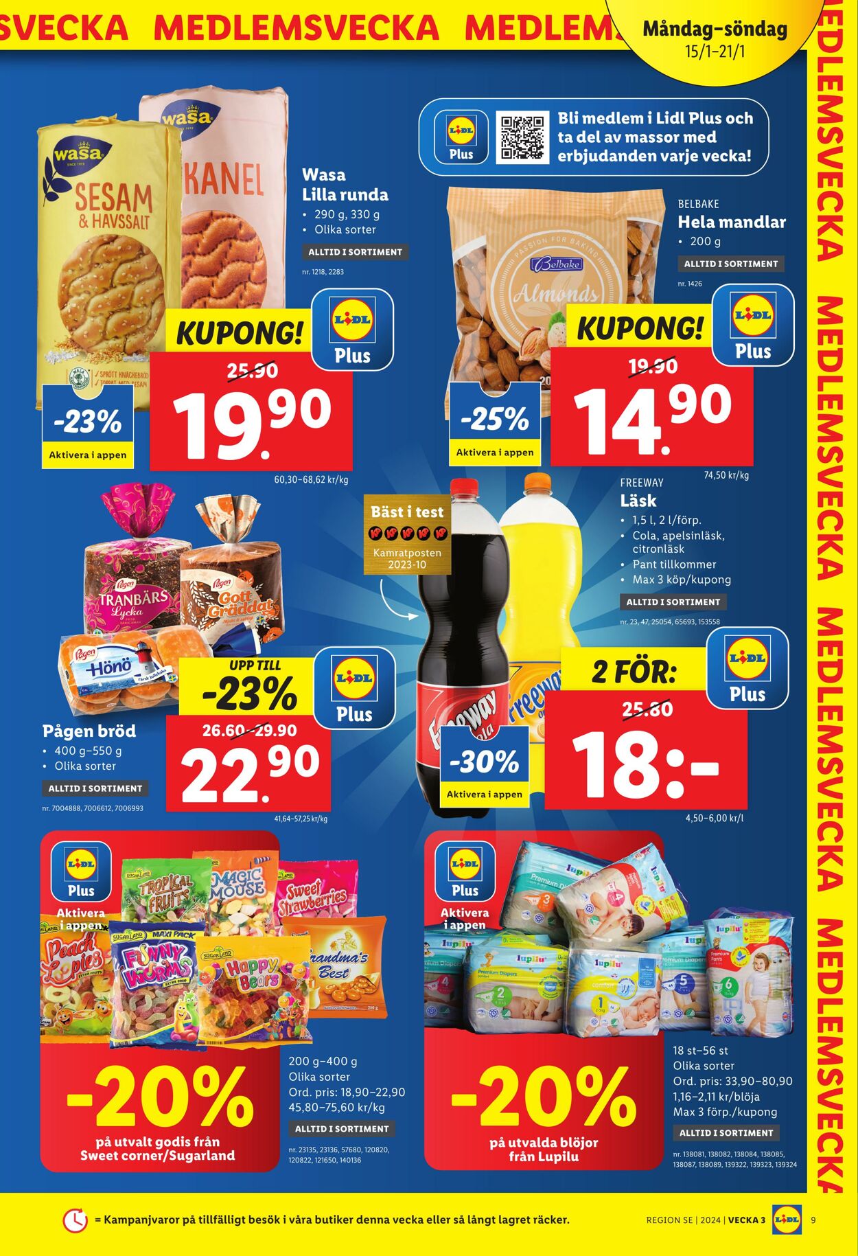 Erbjudanden Lidl 15.01.2024 - 21.01.2024