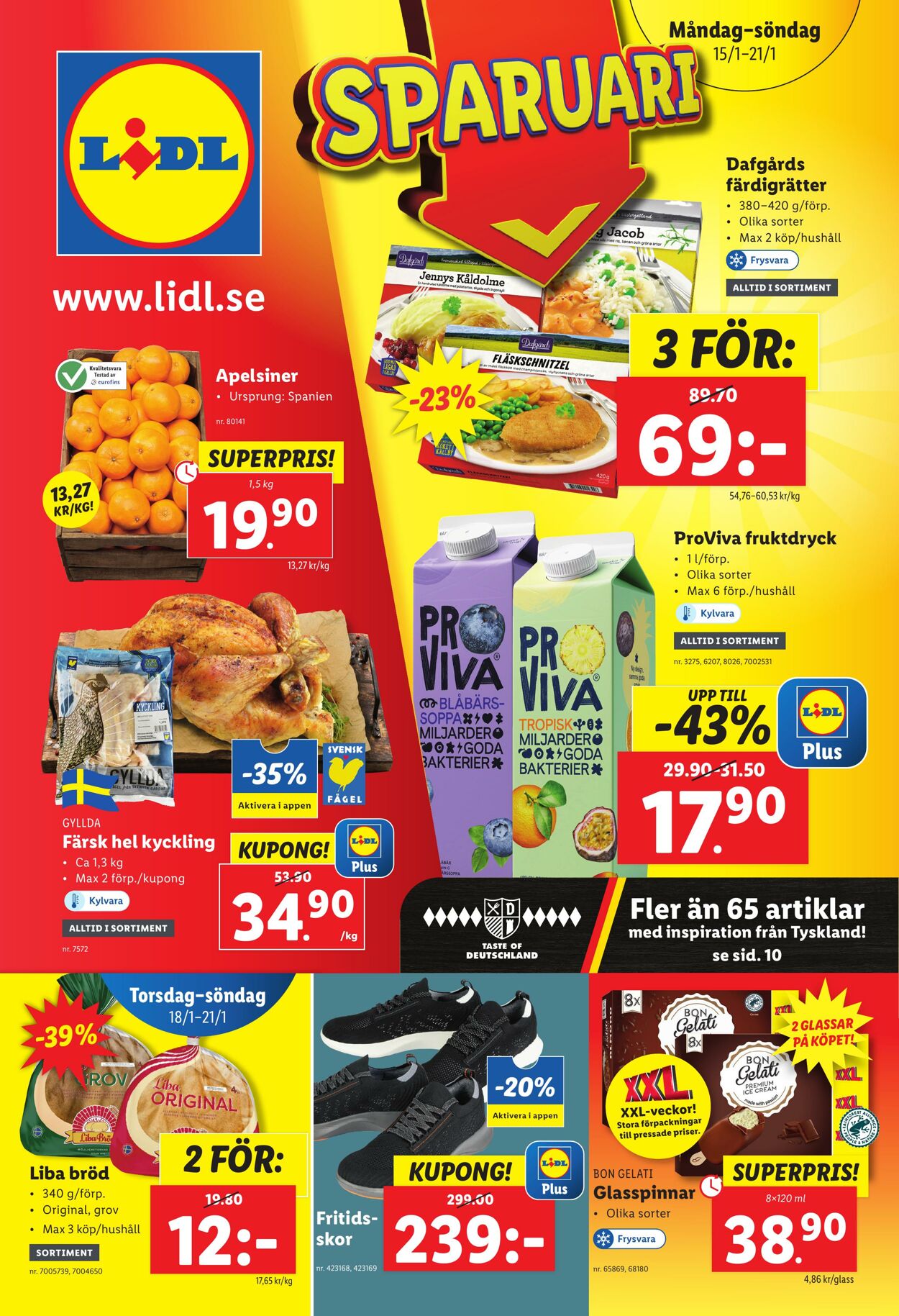 Erbjudanden Lidl 15.01.2024 - 21.01.2024