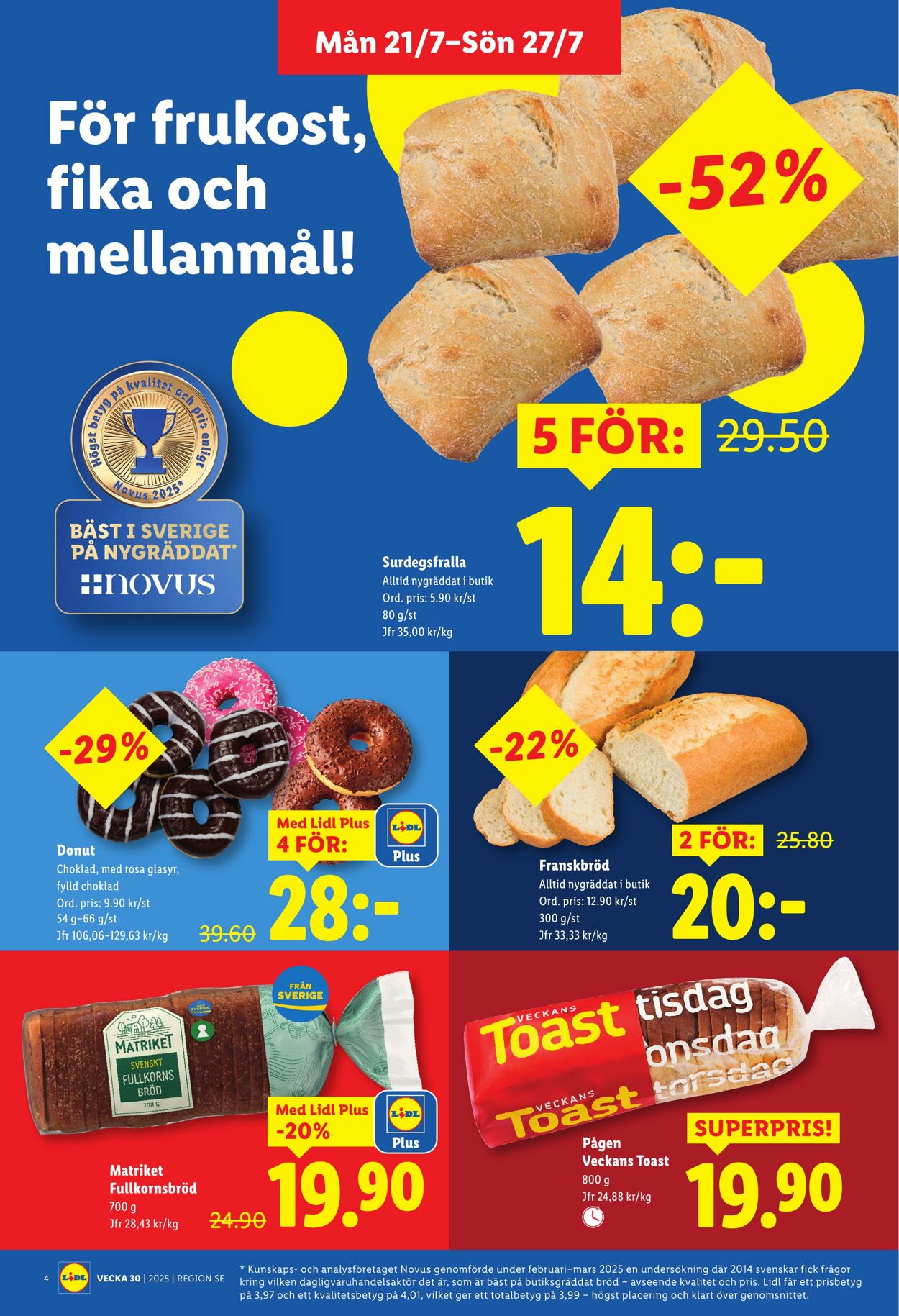 Erbjudanden Lidl 21.07.2025 - 27.07.2025