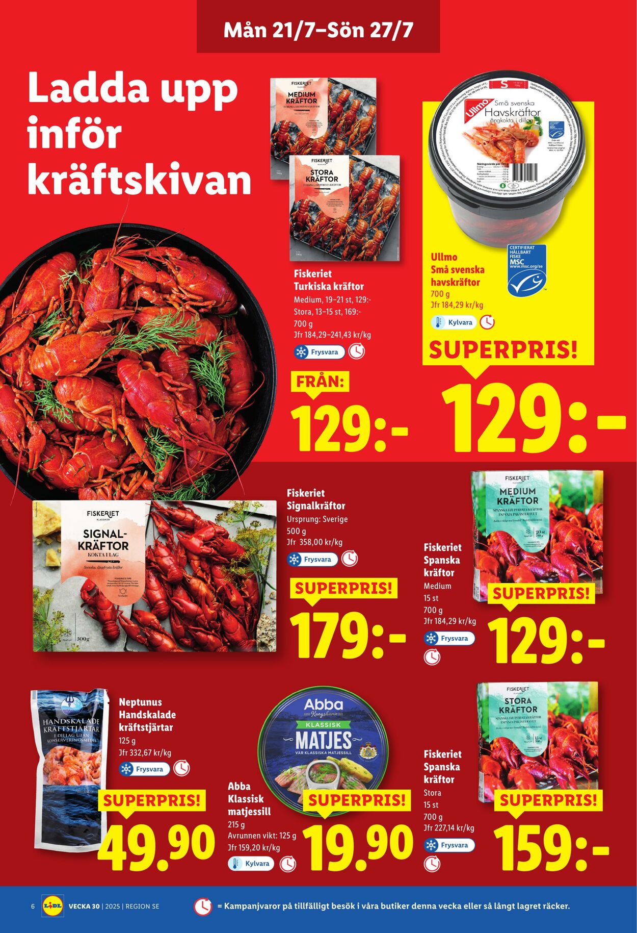 Erbjudanden Lidl 21.07.2025 - 27.07.2025