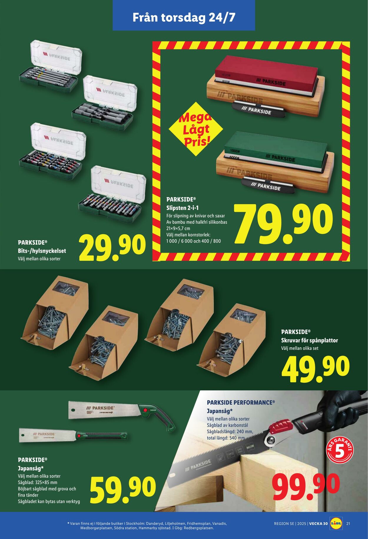 Erbjudanden Lidl 21.07.2025 - 27.07.2025