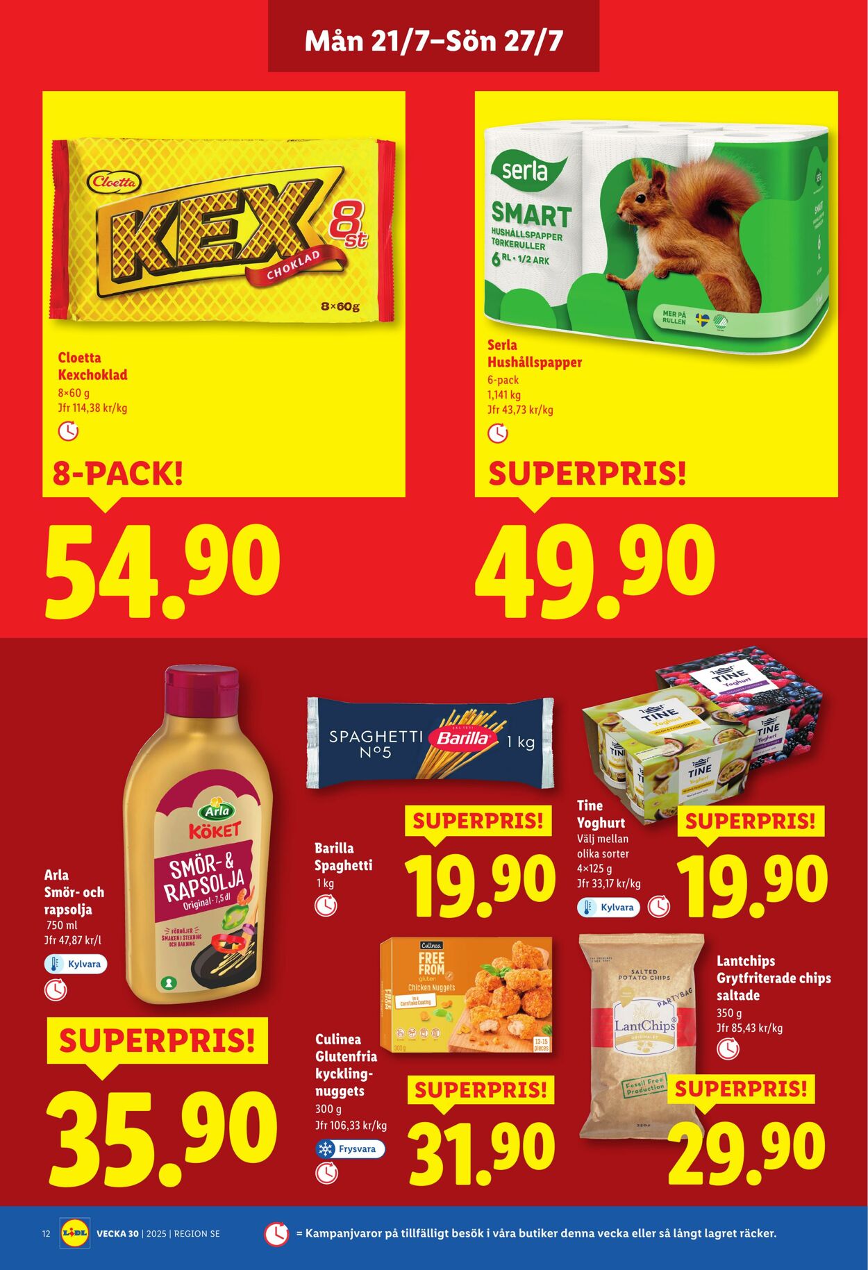 Erbjudanden Lidl 21.07.2025 - 27.07.2025