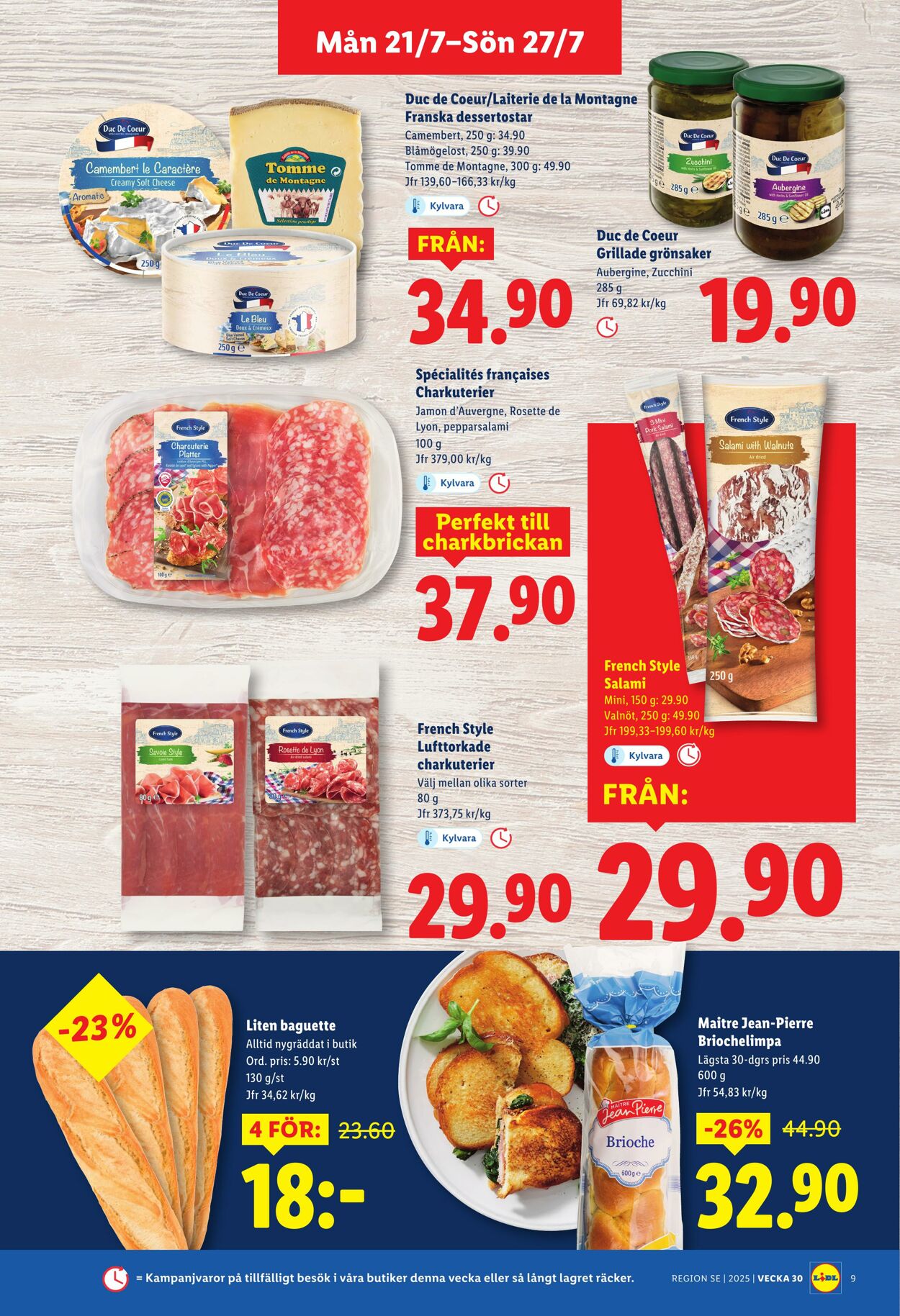 Erbjudanden Lidl 21.07.2025 - 27.07.2025
