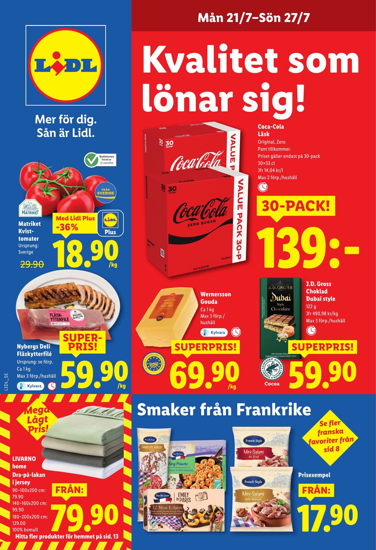 Erbjudanden Lidl 21.07.2025 - 27.07.2025