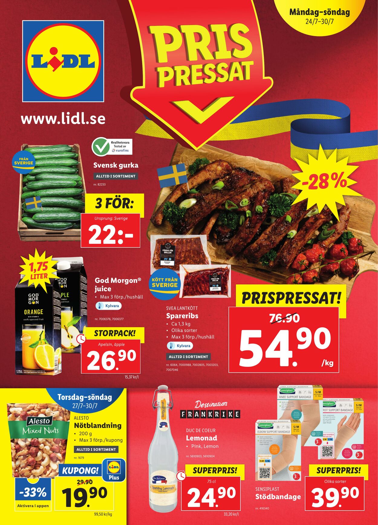 Erbjudanden Lidl 24.07.2023 - 30.07.2023