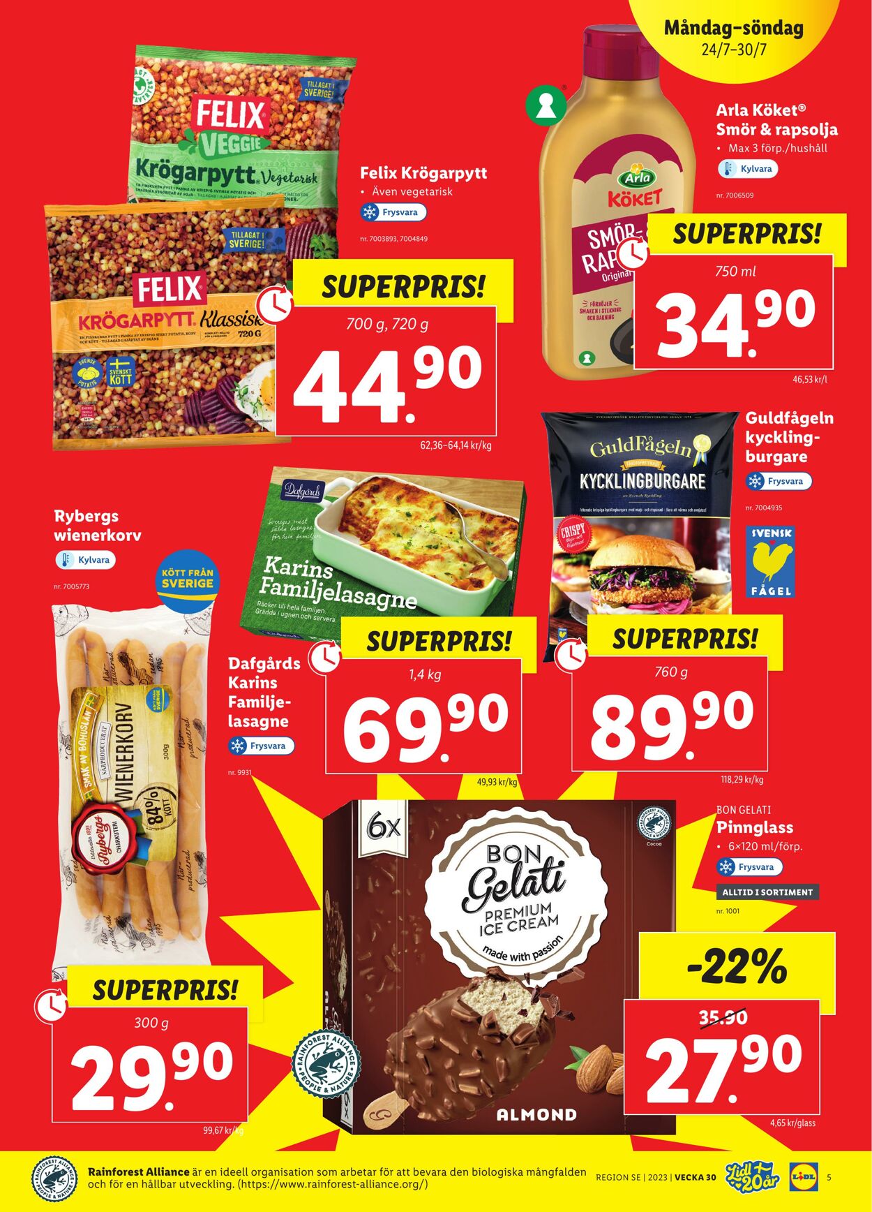 Erbjudanden Lidl 24.07.2023 - 30.07.2023