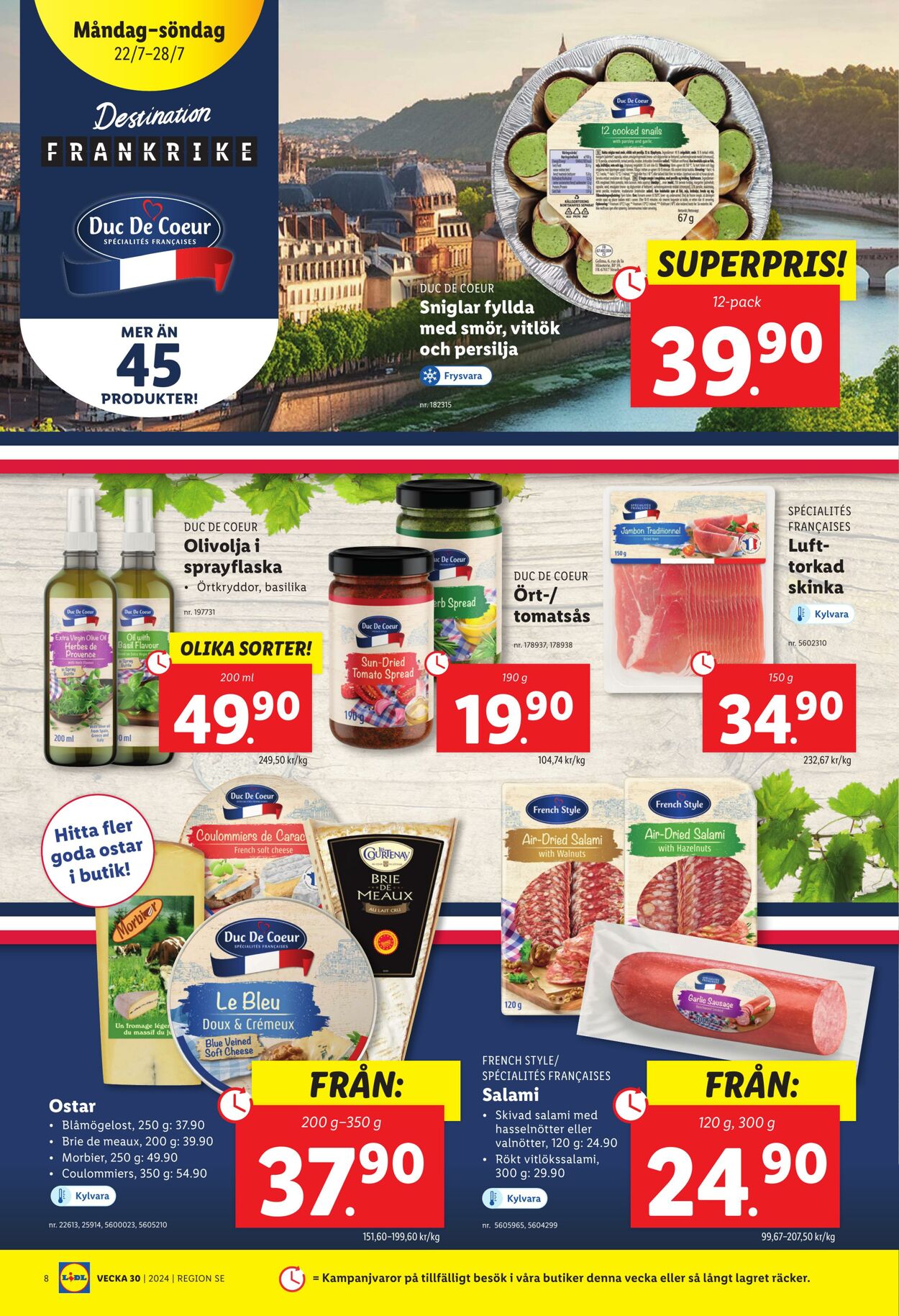 Erbjudanden Lidl 22.07.2024 - 28.07.2024