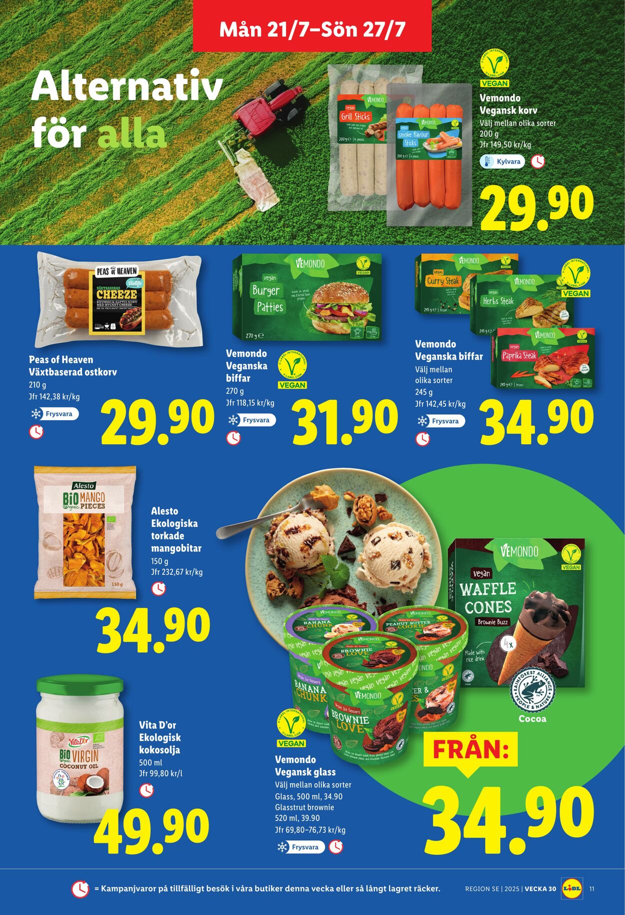 Erbjudanden Lidl 21.07.2025 - 27.07.2025