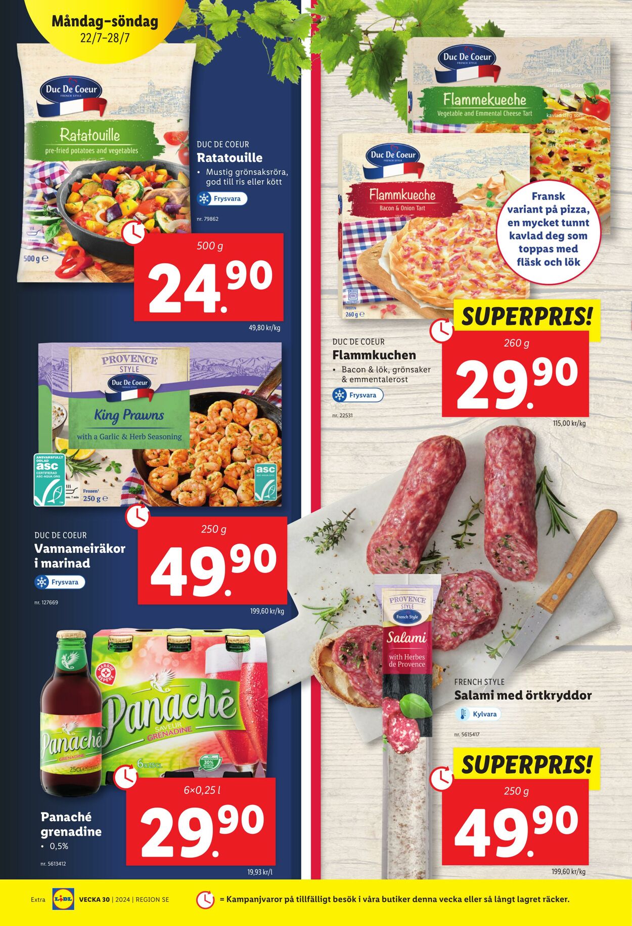 Erbjudanden Lidl 22.07.2024 - 28.07.2024