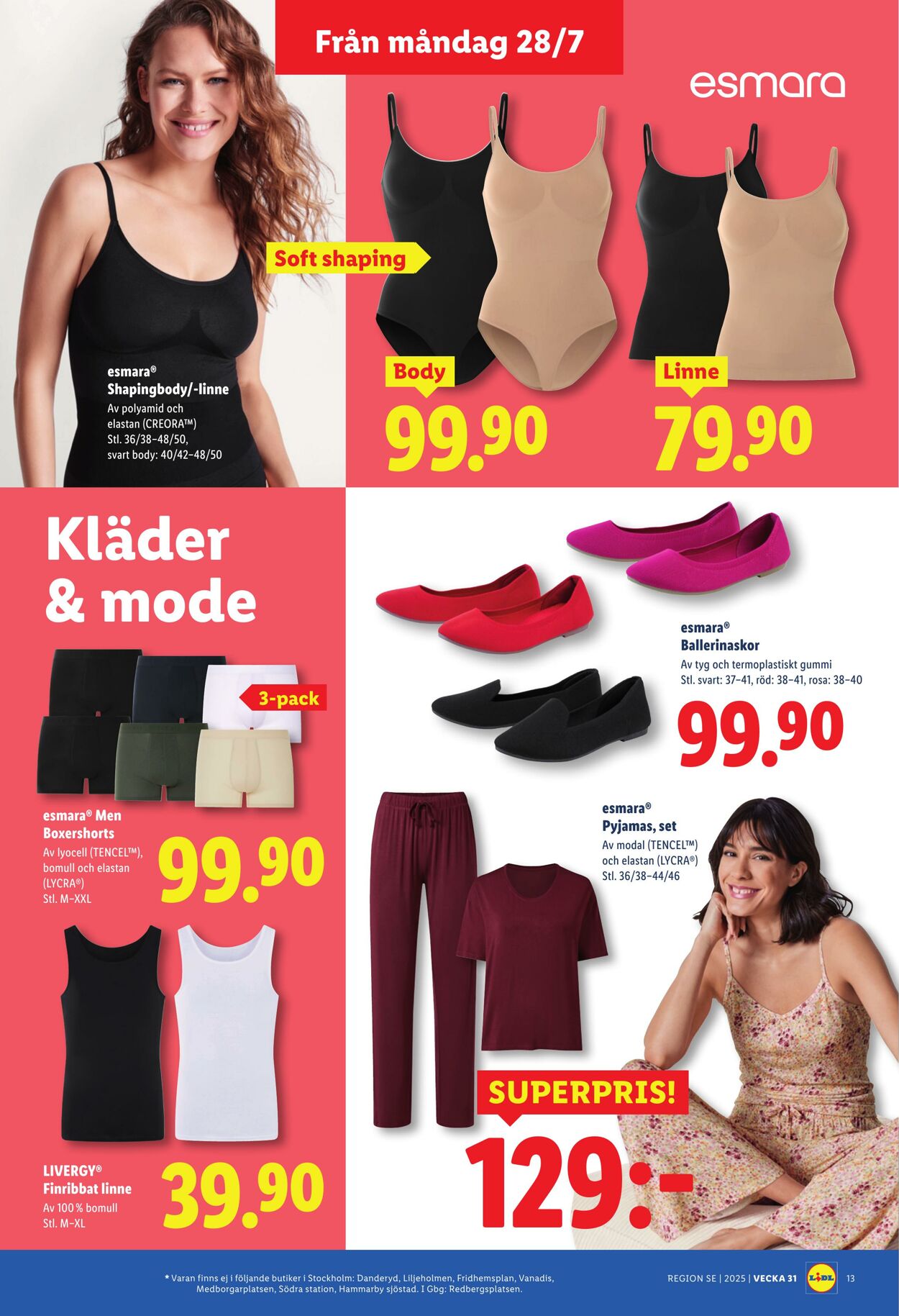 Erbjudanden Lidl 28.07.2025 - 03.08.2025