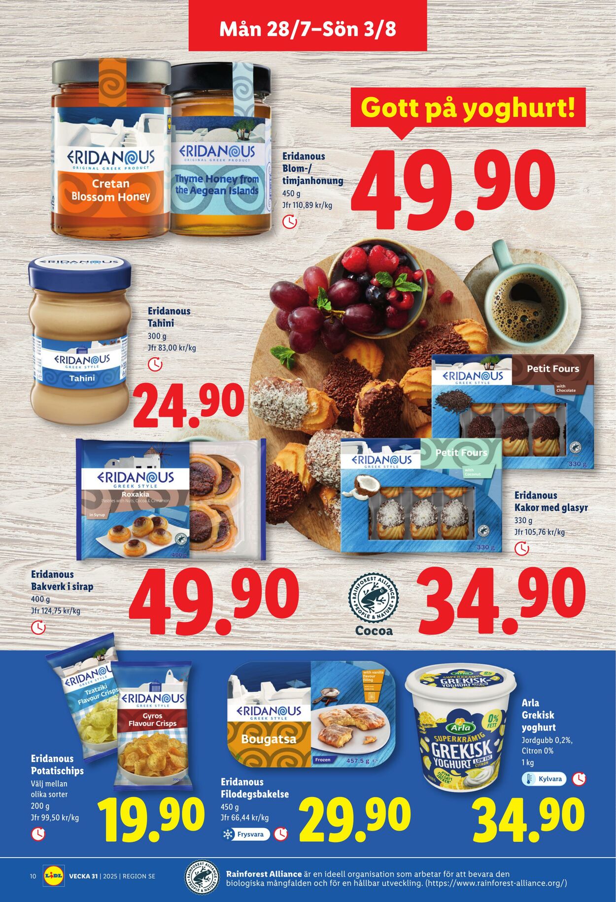 Erbjudanden Lidl 28.07.2025 - 03.08.2025