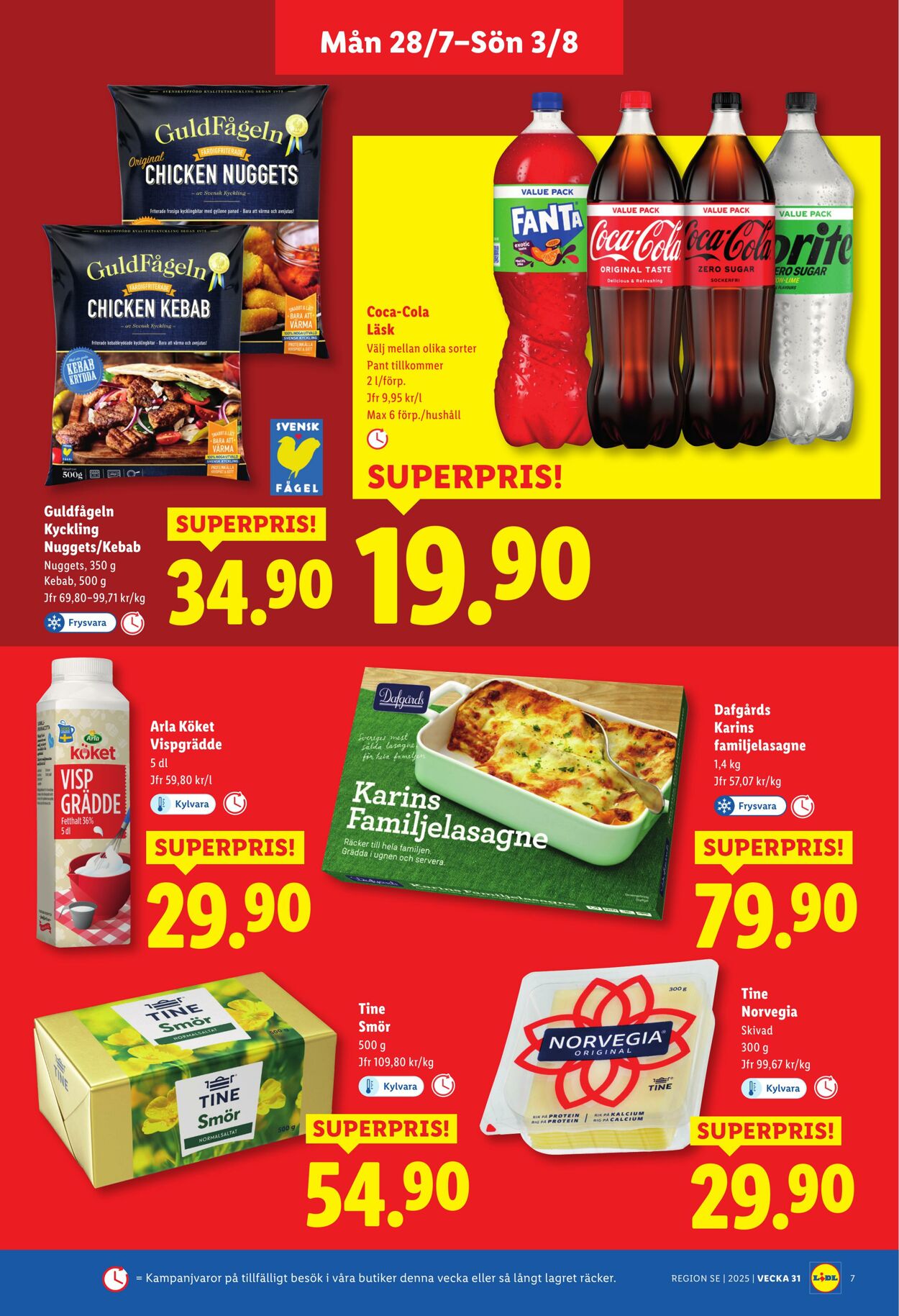 Erbjudanden Lidl 28.07.2025 - 03.08.2025