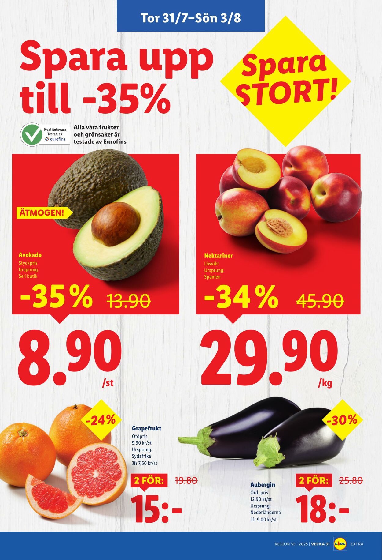 Erbjudanden Lidl 28.07.2025 - 03.08.2025