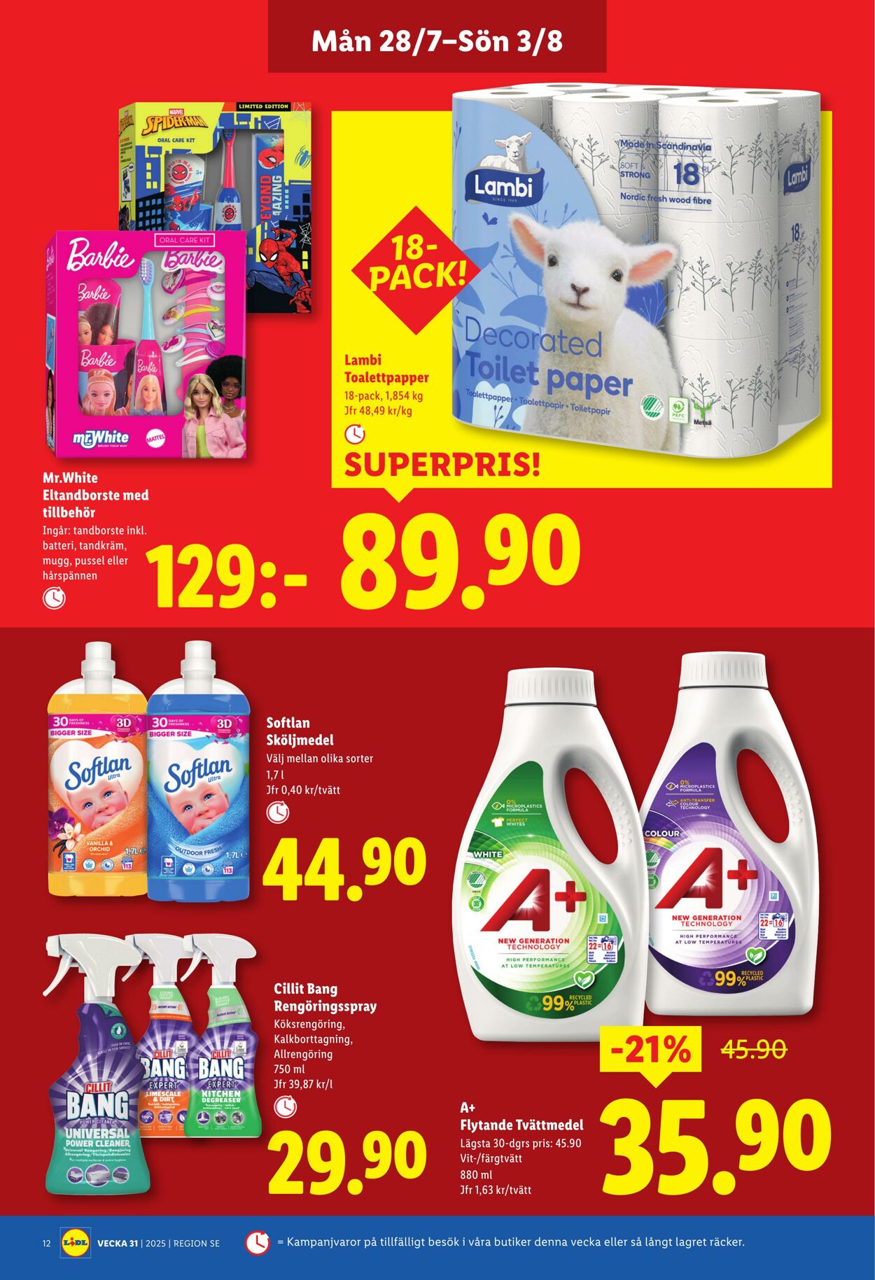Erbjudanden Lidl 28.07.2025 - 03.08.2025