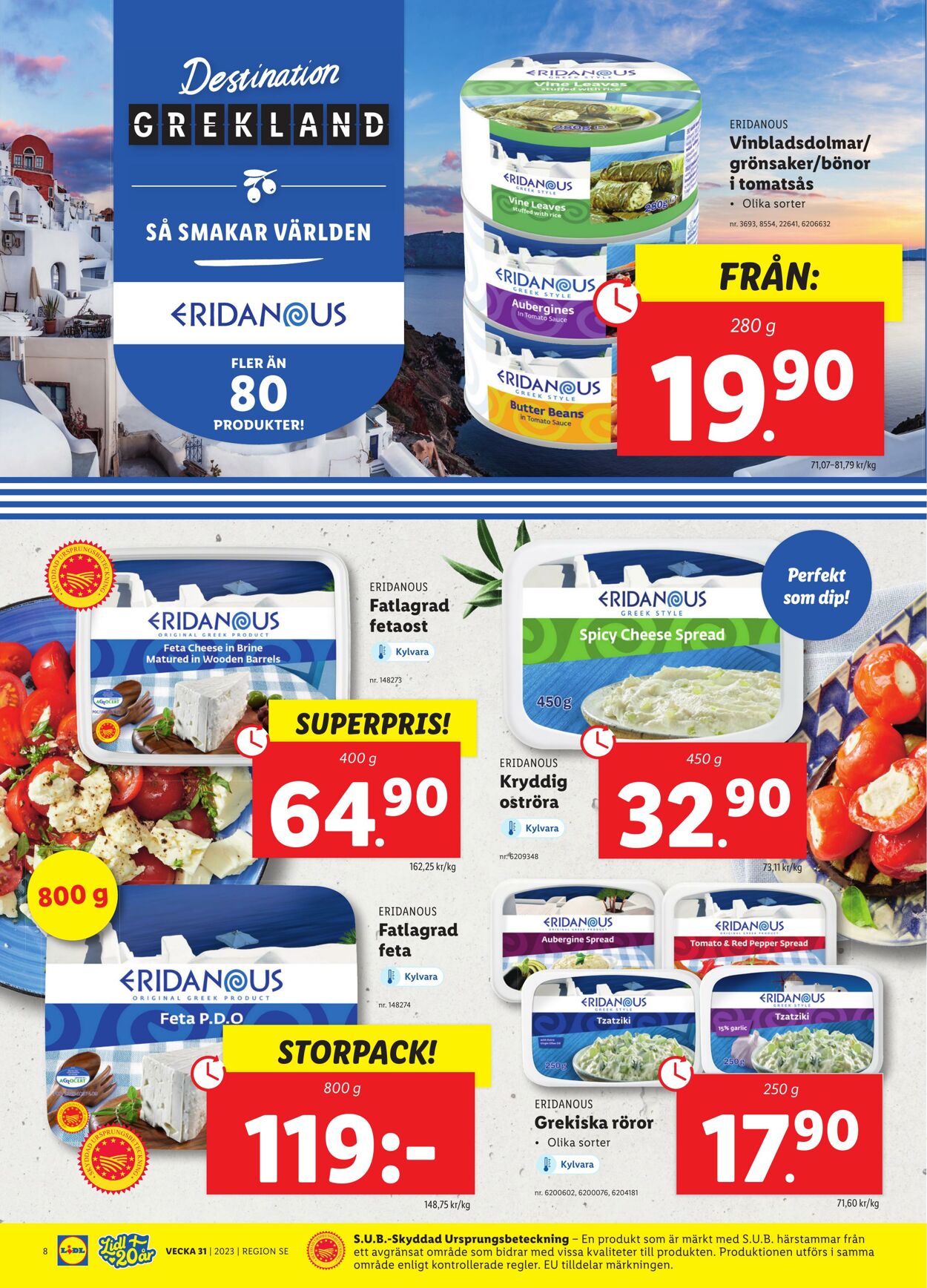 Erbjudanden Lidl 31.07.2023 - 06.08.2023