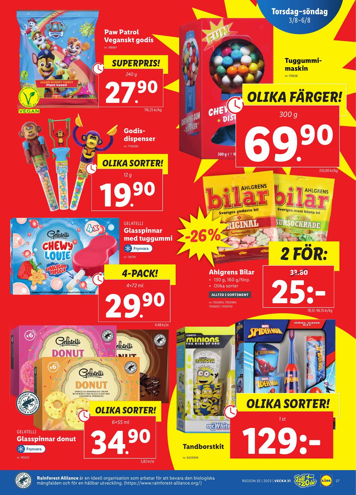 Erbjudanden Lidl 31.07.2023 - 06.08.2023