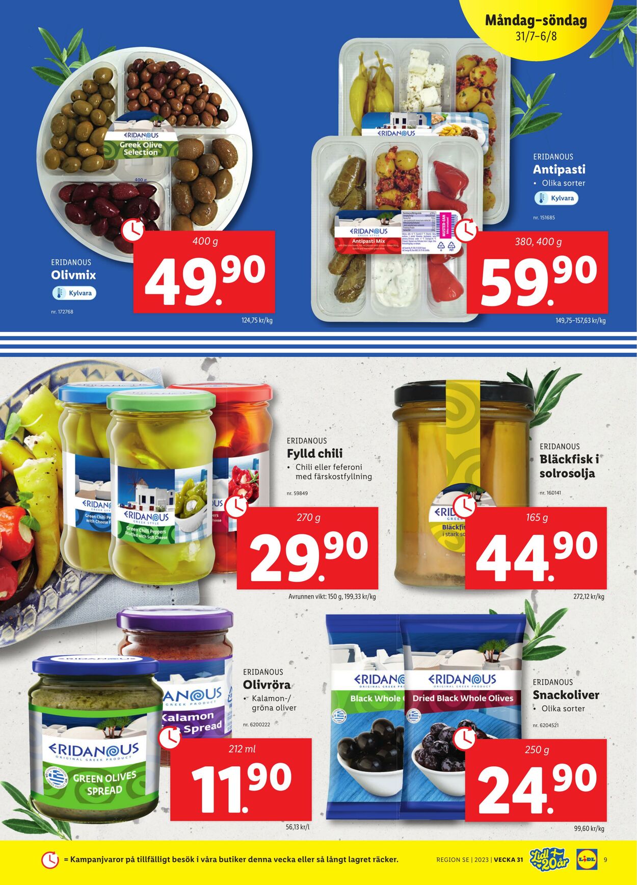 Erbjudanden Lidl 31.07.2023 - 06.08.2023