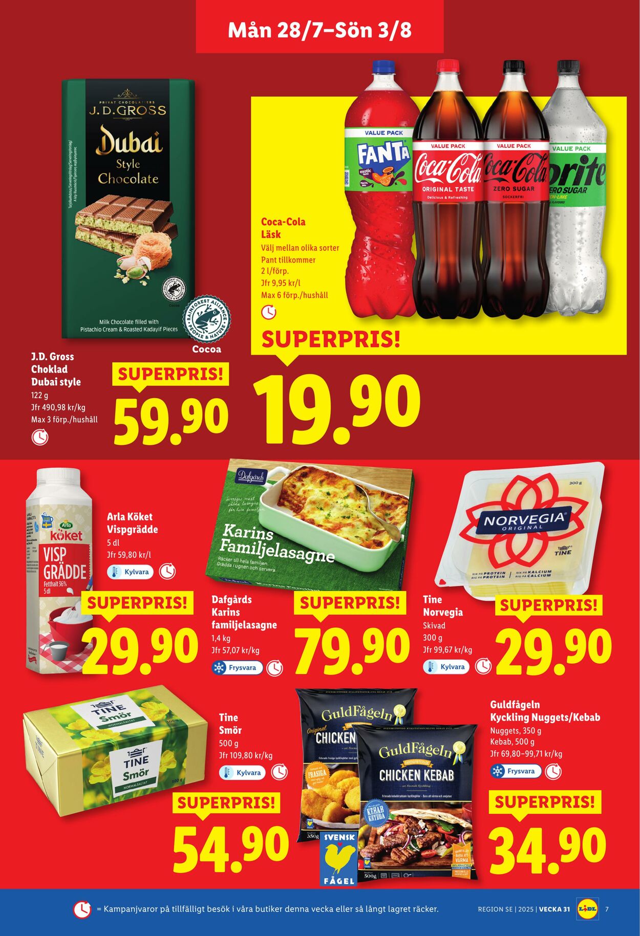 Erbjudanden Lidl 28.07.2025 - 03.08.2025