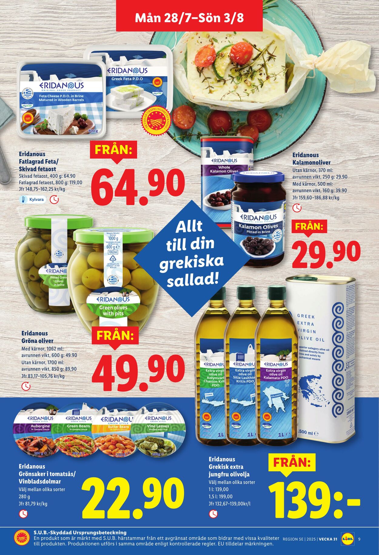 Erbjudanden Lidl 28.07.2025 - 03.08.2025