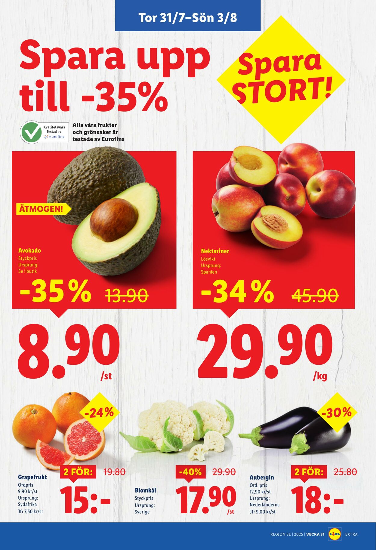 Erbjudanden Lidl 28.07.2025 - 03.08.2025