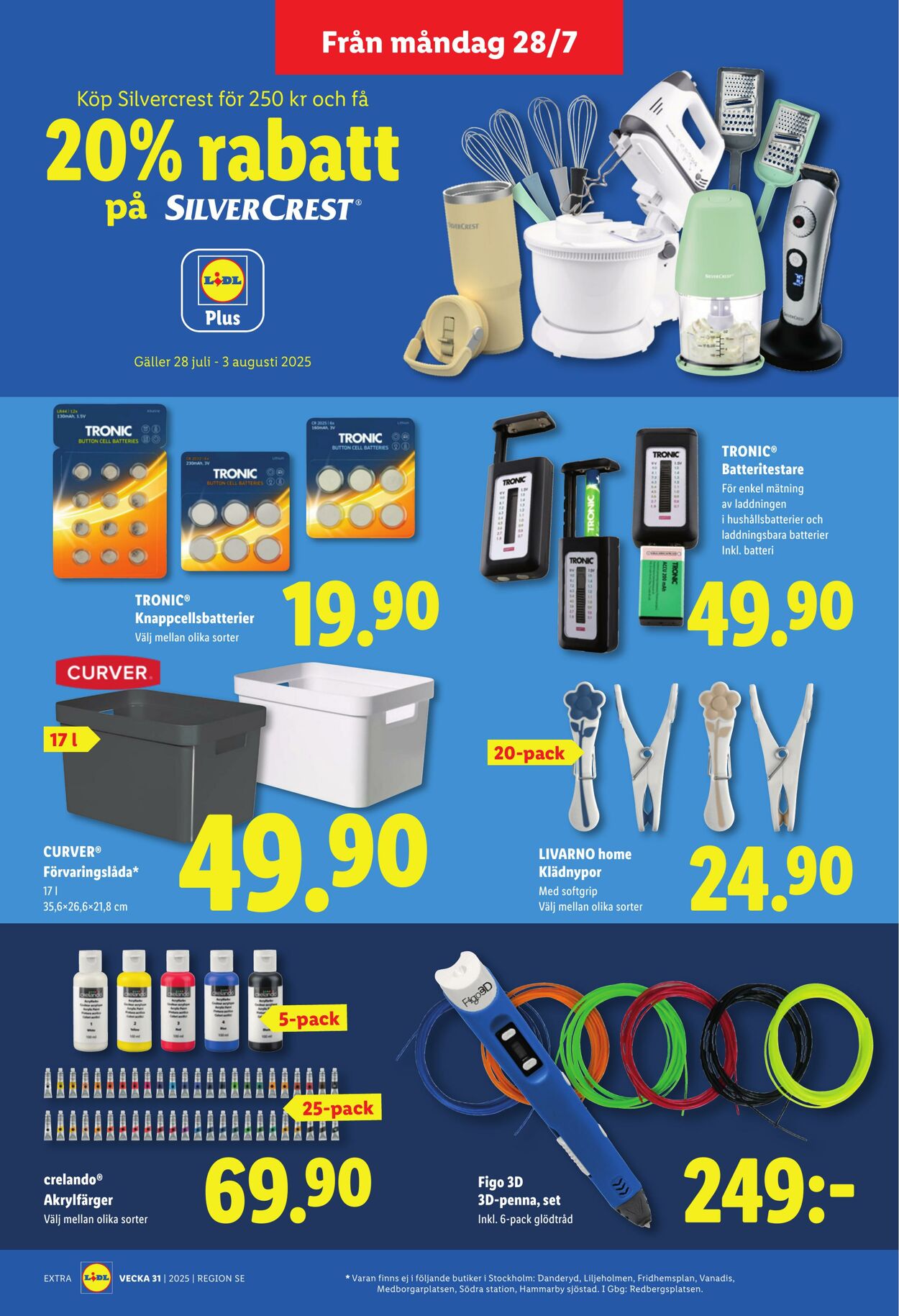Erbjudanden Lidl 28.07.2025 - 03.08.2025
