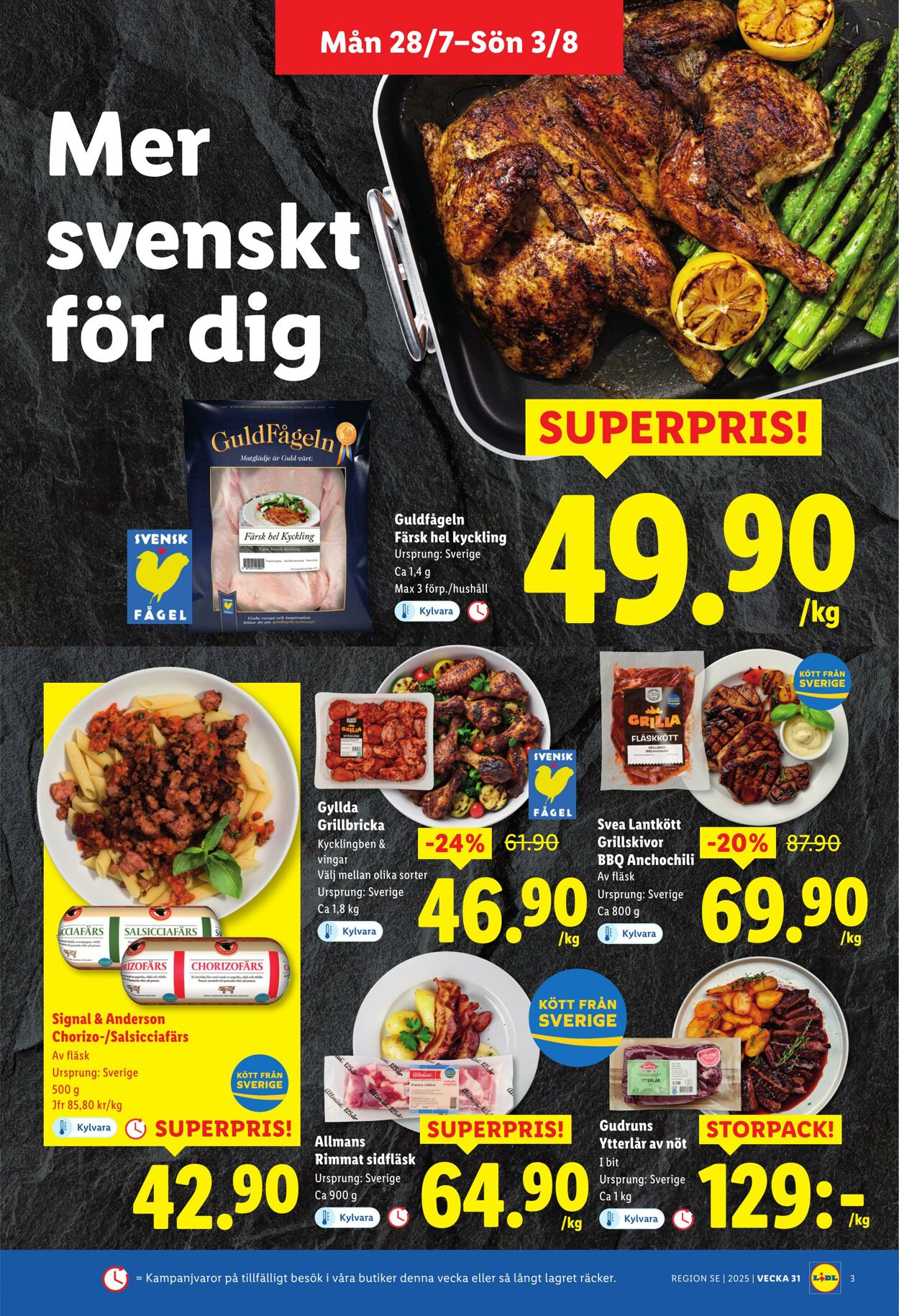 Erbjudanden Lidl 28.07.2025 - 03.08.2025