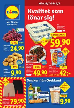 Erbjudanden Lidl 28.07.2025 - 03.08.2025