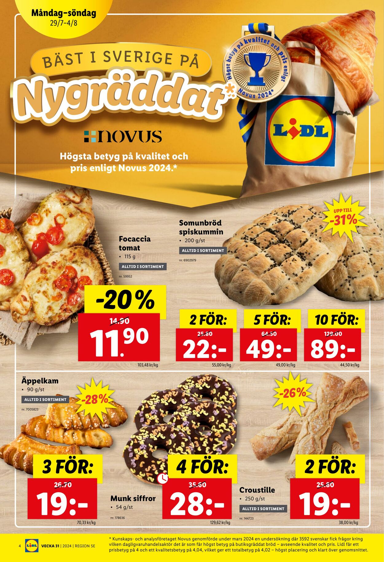 Erbjudanden Lidl 29.07.2024 - 04.08.2024