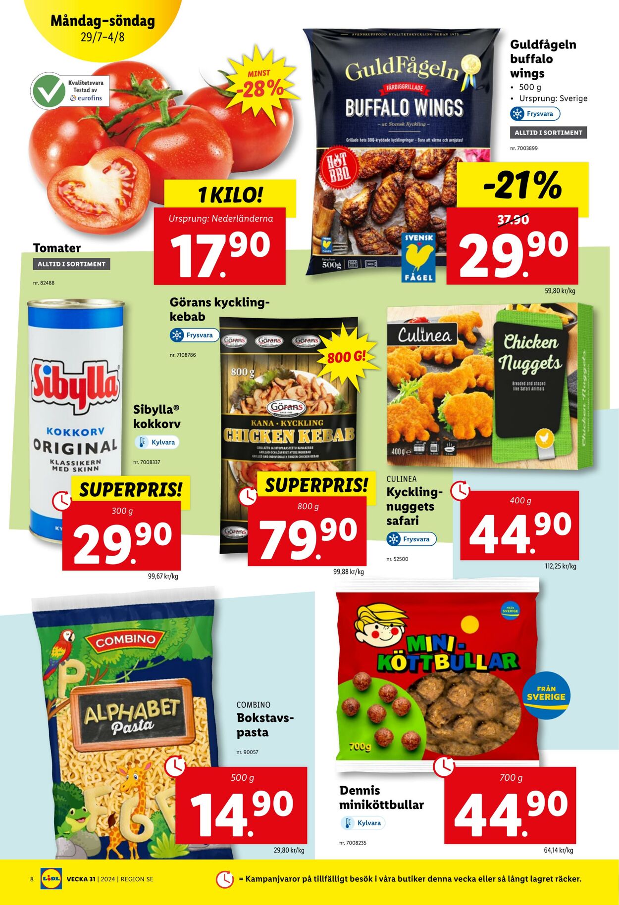 Erbjudanden Lidl 29.07.2024 - 04.08.2024