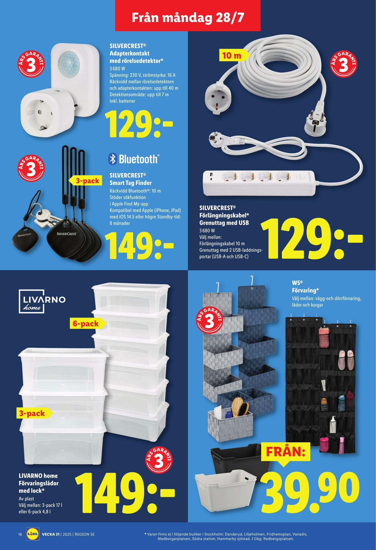 Erbjudanden Lidl 28.07.2025 - 03.08.2025