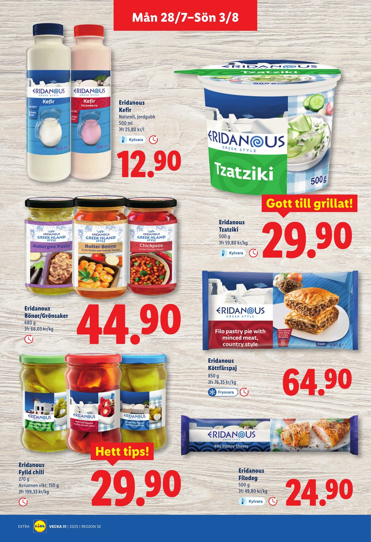 Erbjudanden Lidl 28.07.2025 - 03.08.2025