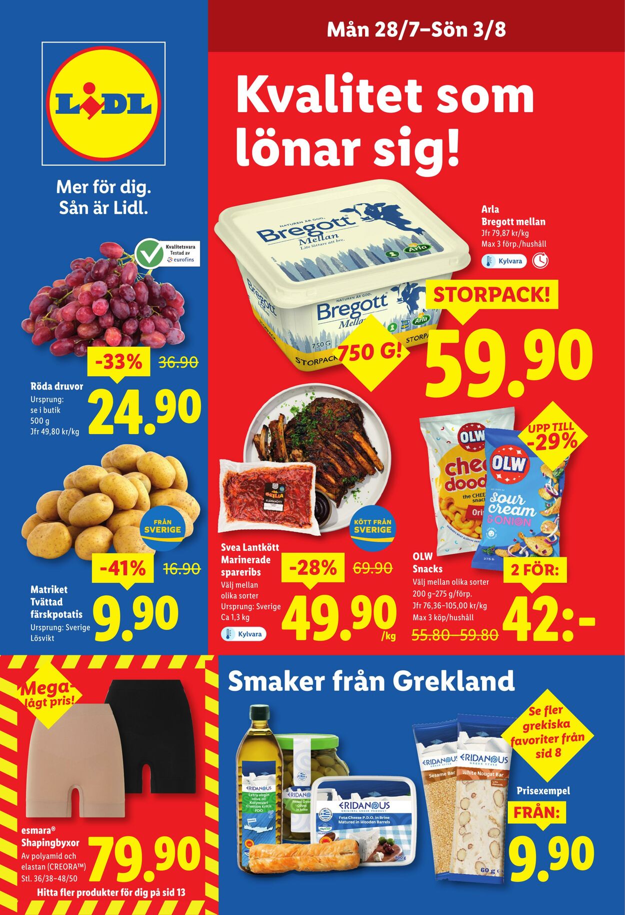 Erbjudanden Lidl 28.07.2025 - 03.08.2025