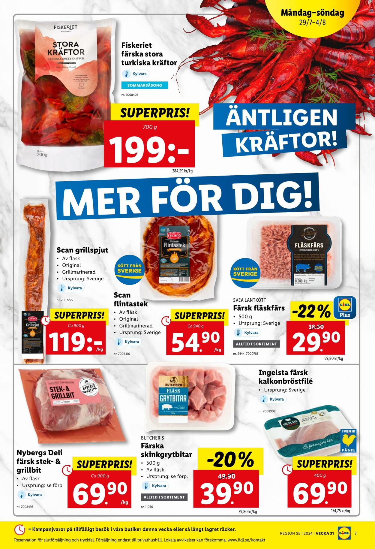 Erbjudanden Lidl 29.07.2024 - 04.08.2024