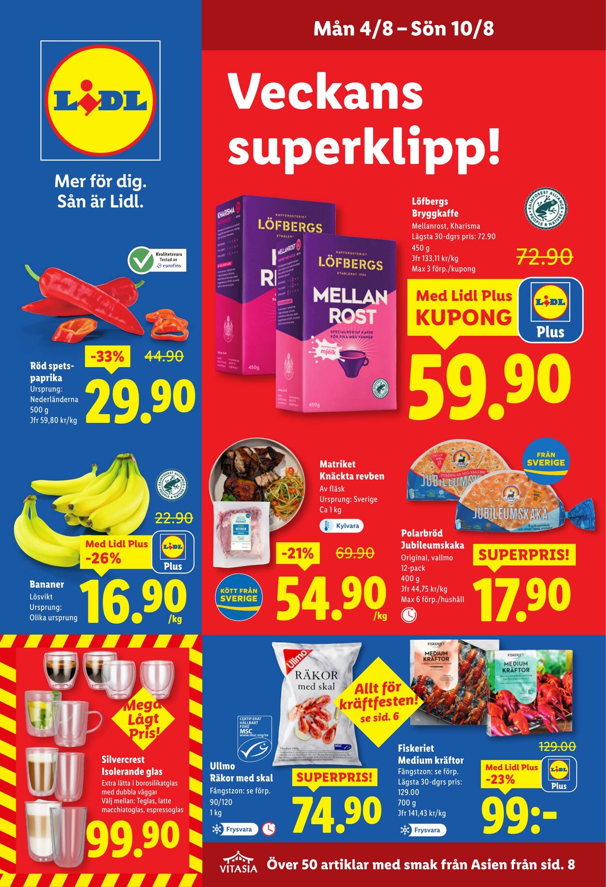 Erbjudanden Lidl 04.08.2025 - 10.08.2025