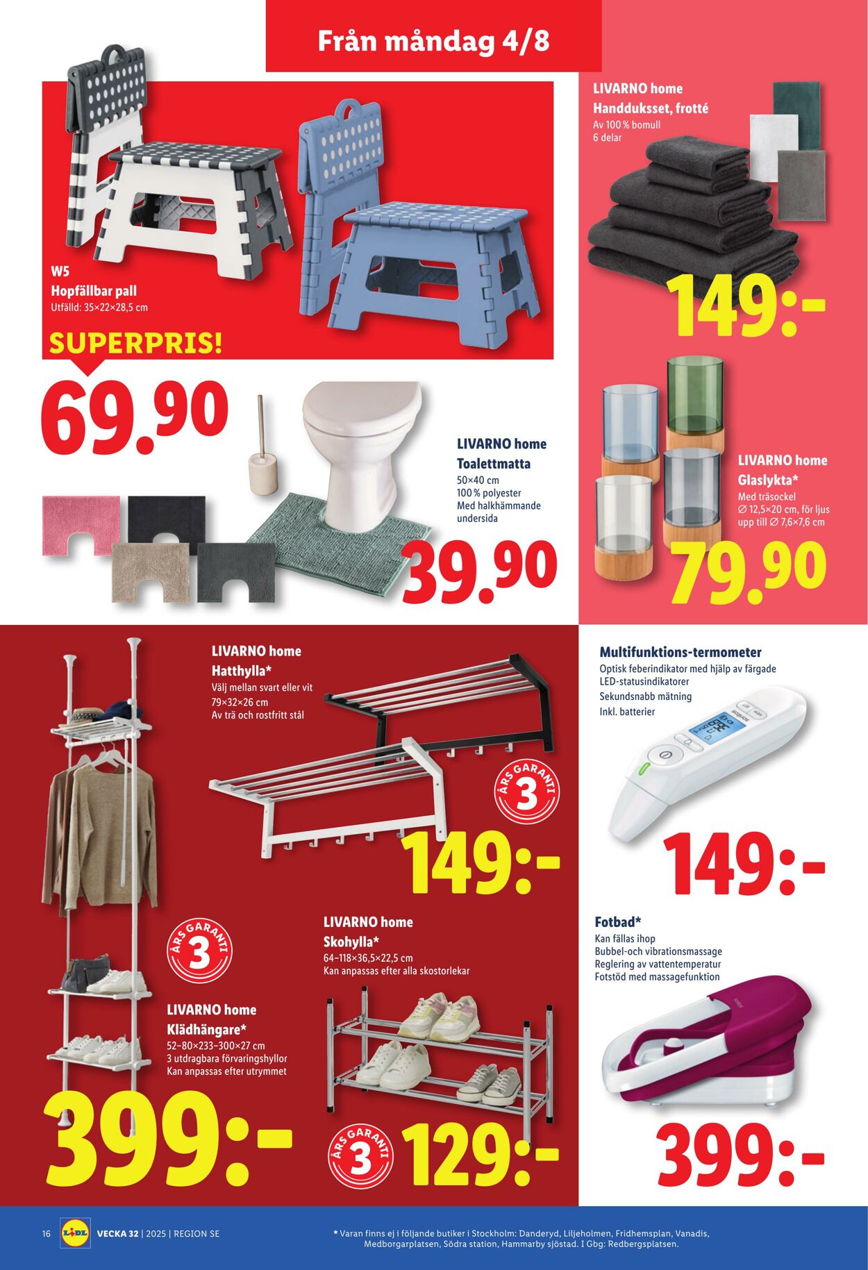 Erbjudanden Lidl 04.08.2025 - 10.08.2025