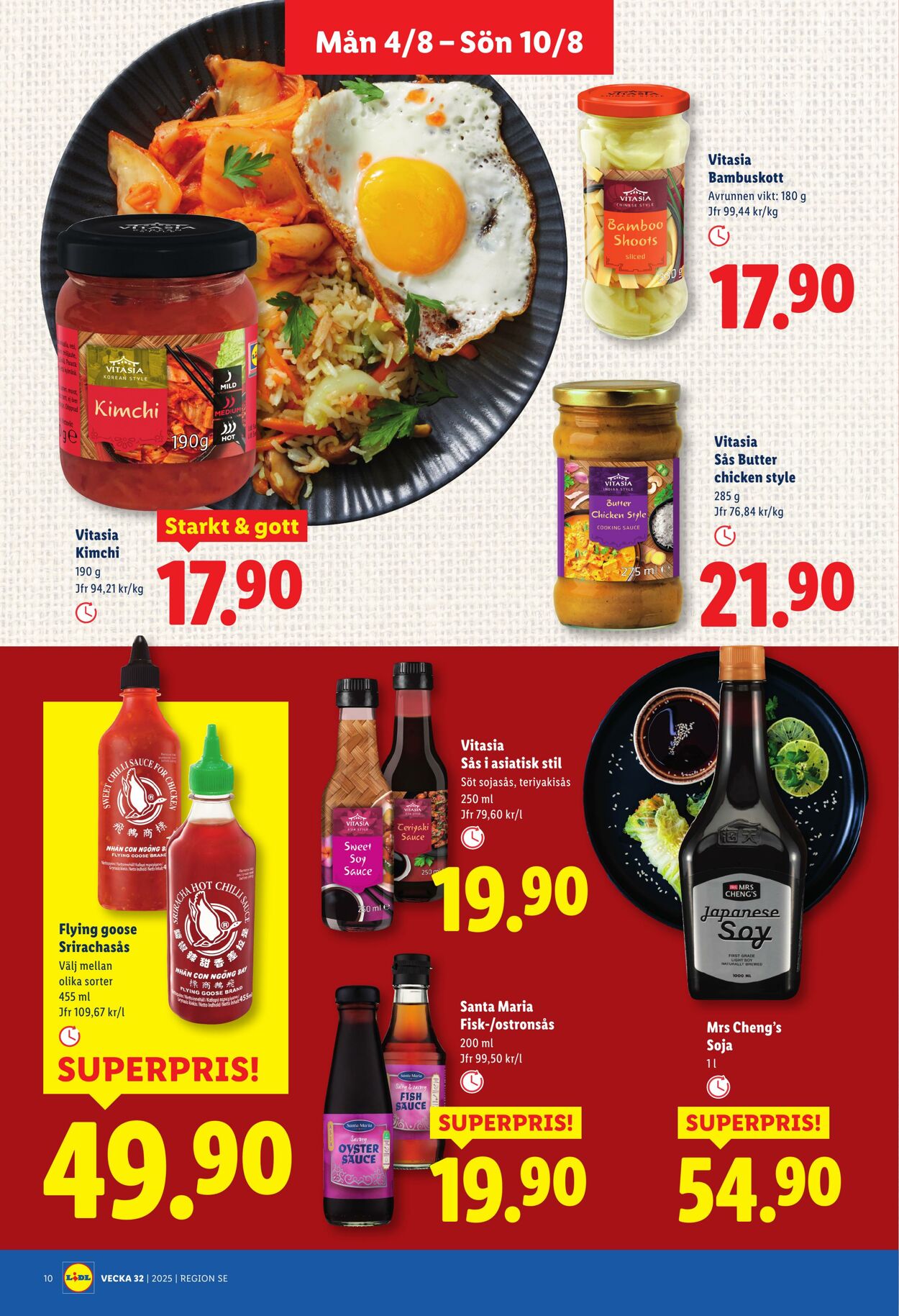 Erbjudanden Lidl 04.08.2025 - 10.08.2025