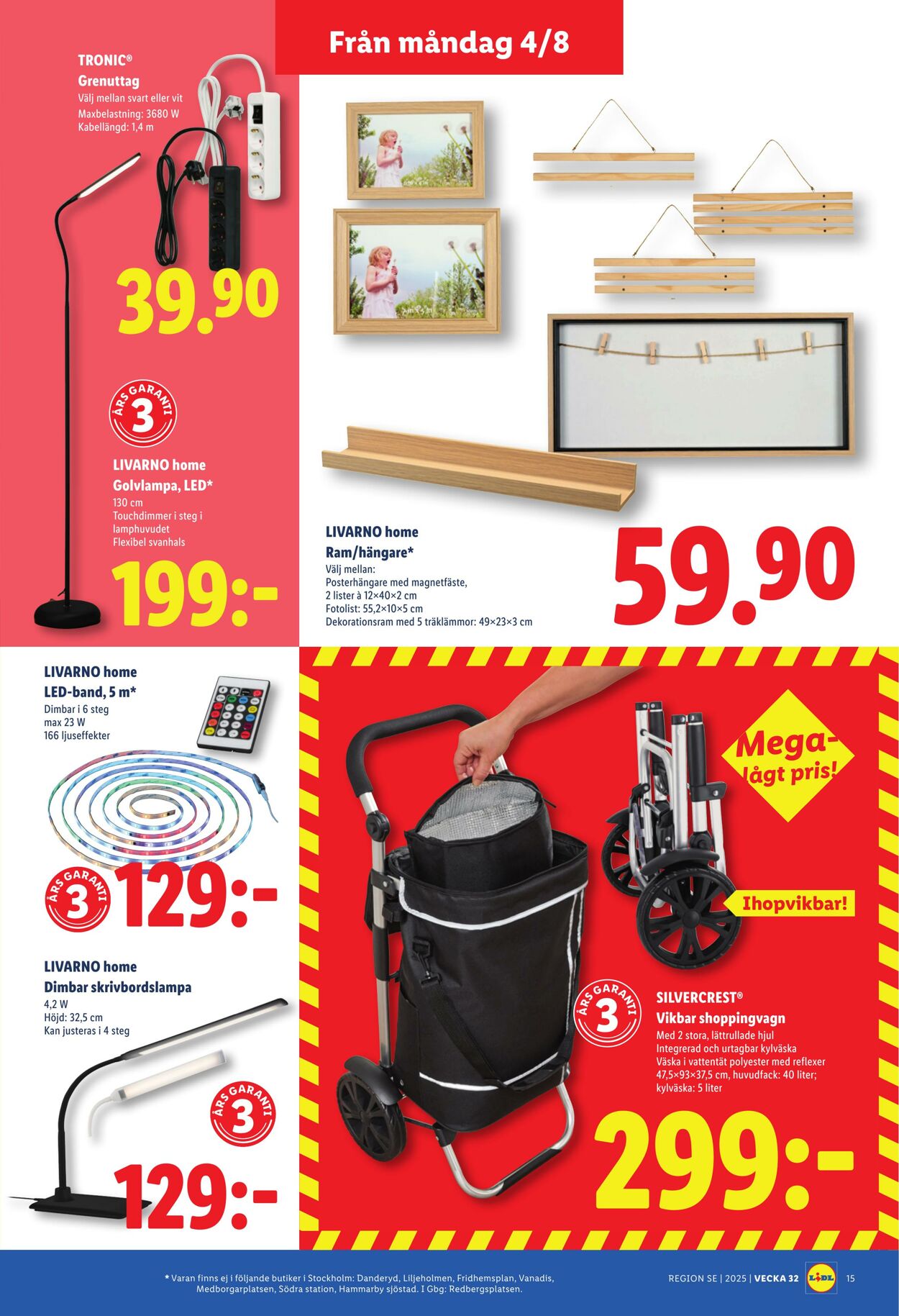 Erbjudanden Lidl 04.08.2025 - 10.08.2025