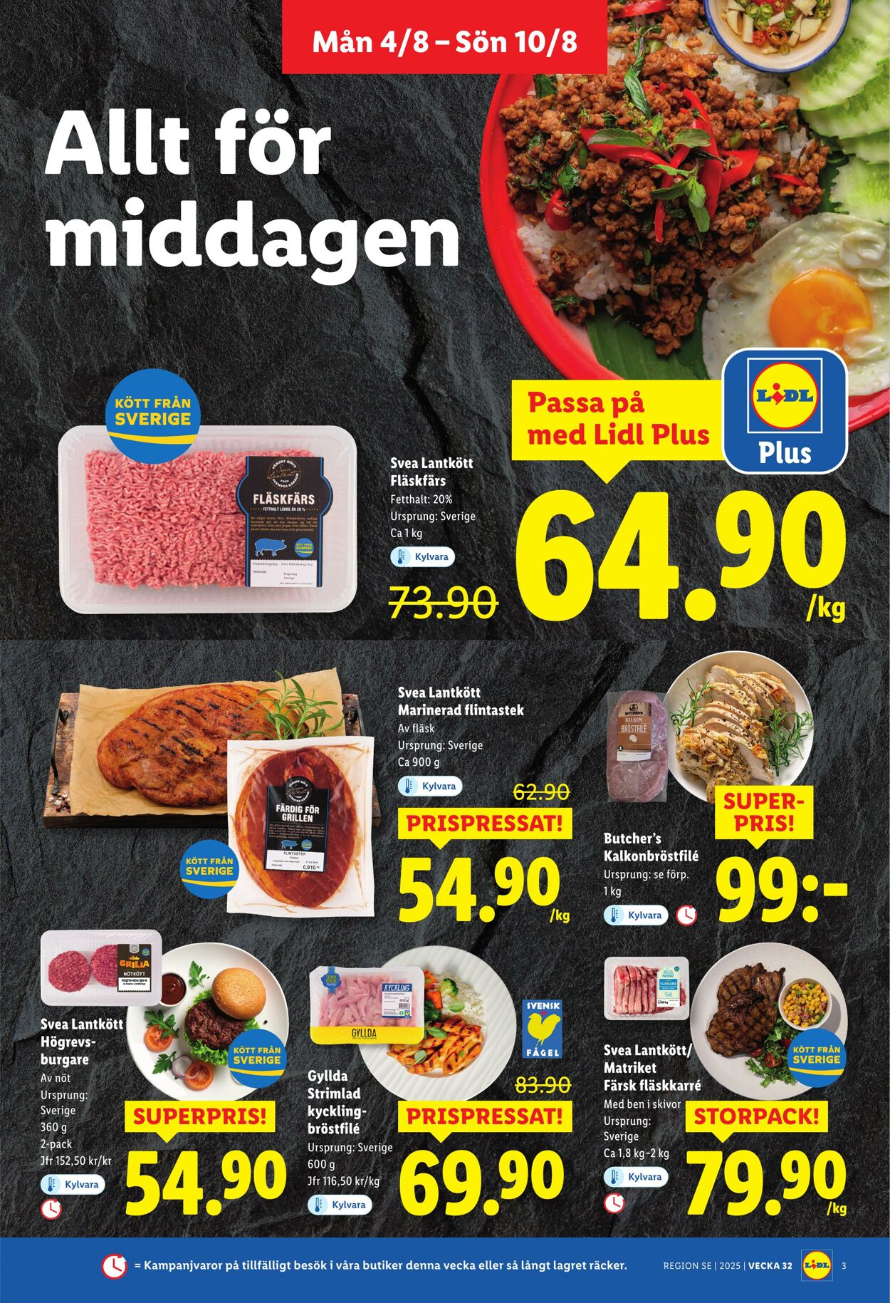 Erbjudanden Lidl 04.08.2025 - 10.08.2025