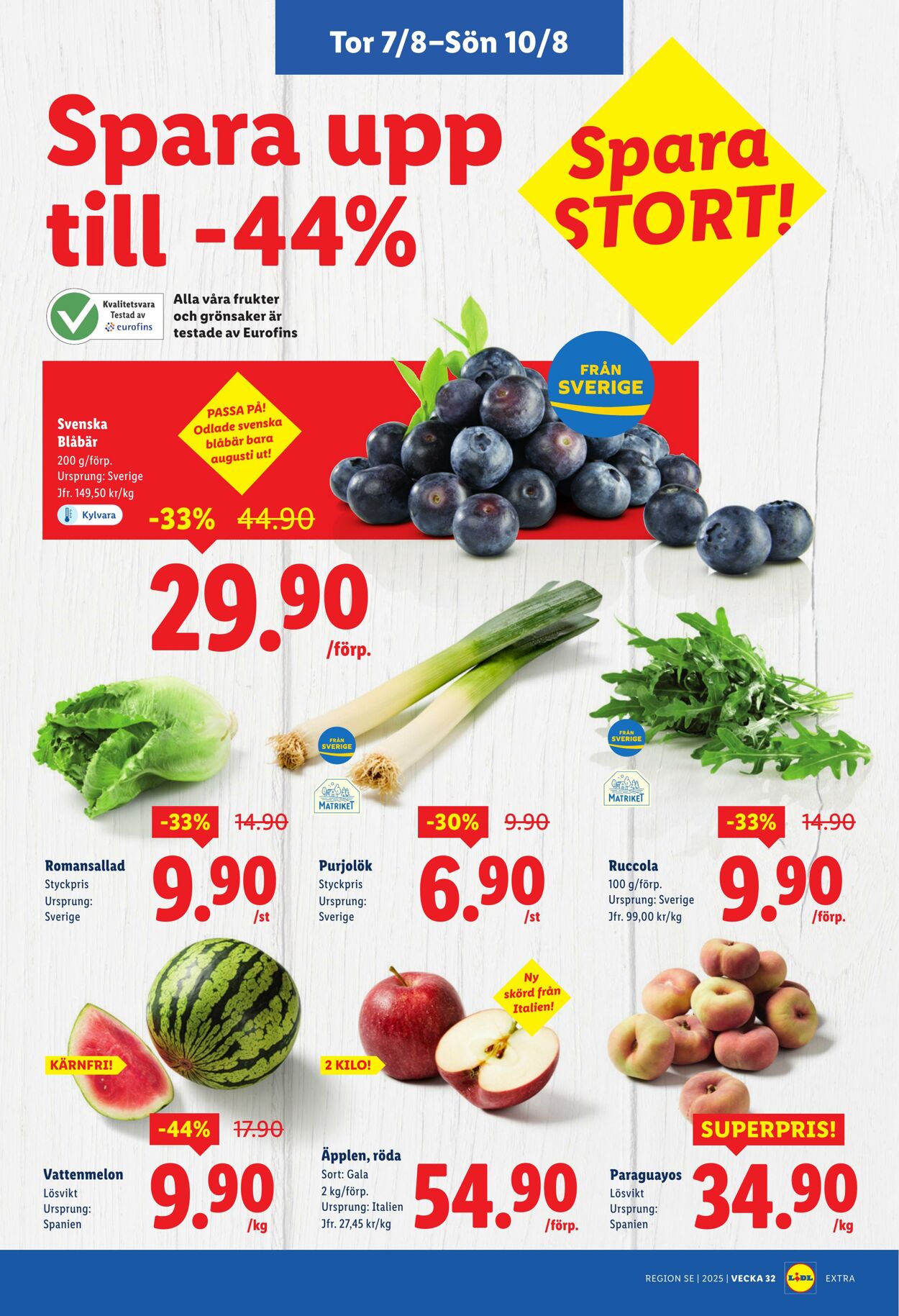 Erbjudanden Lidl 04.08.2025 - 10.08.2025