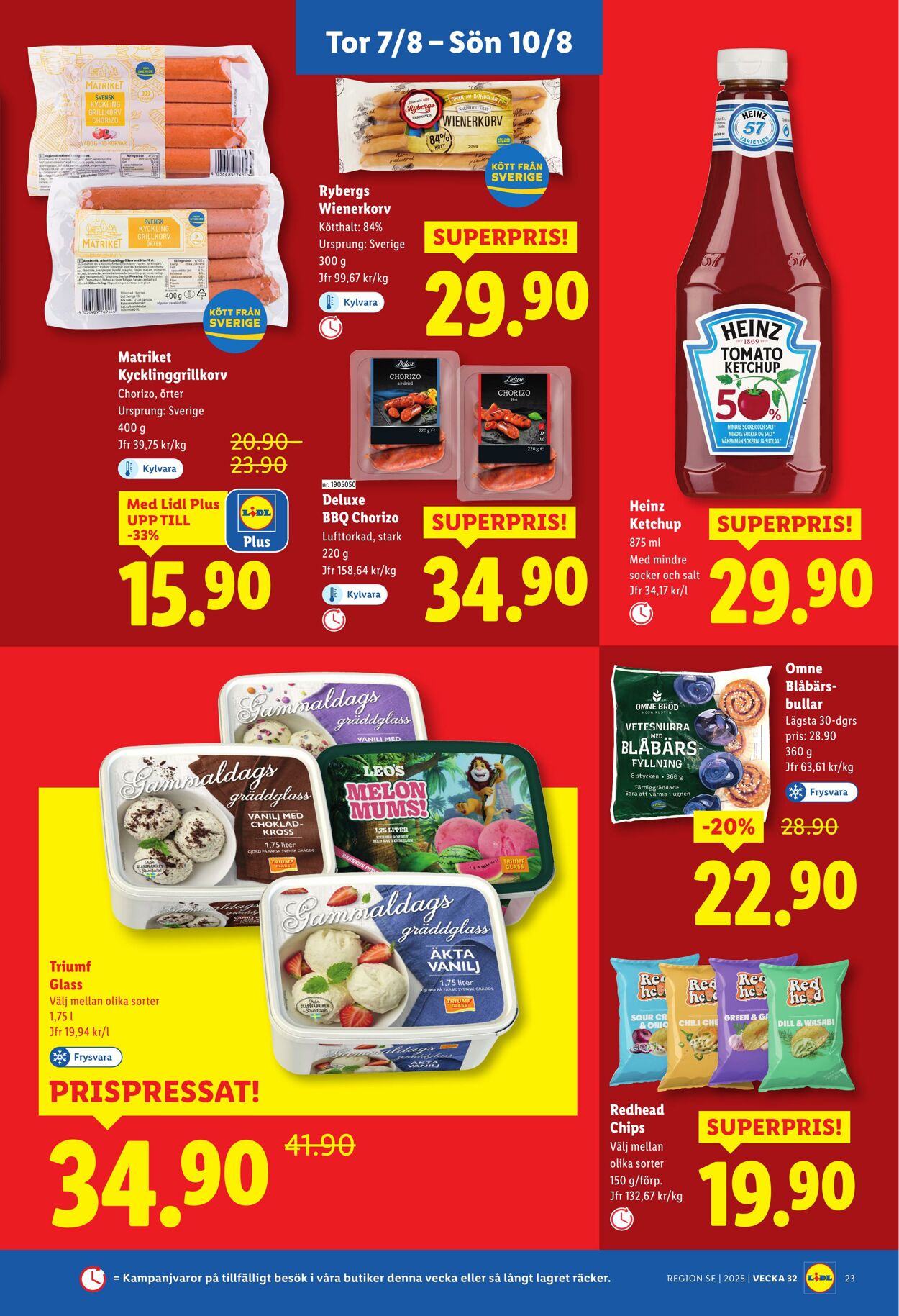 Erbjudanden Lidl 04.08.2025 - 10.08.2025