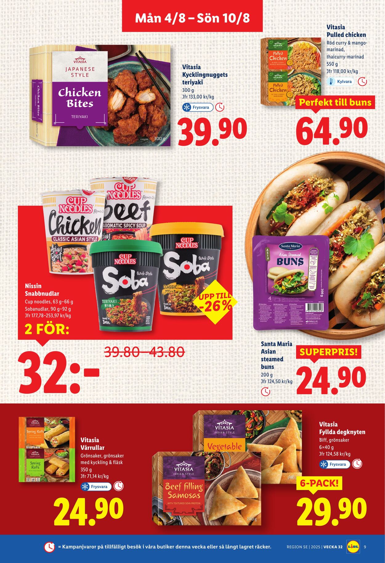 Erbjudanden Lidl 04.08.2025 - 10.08.2025