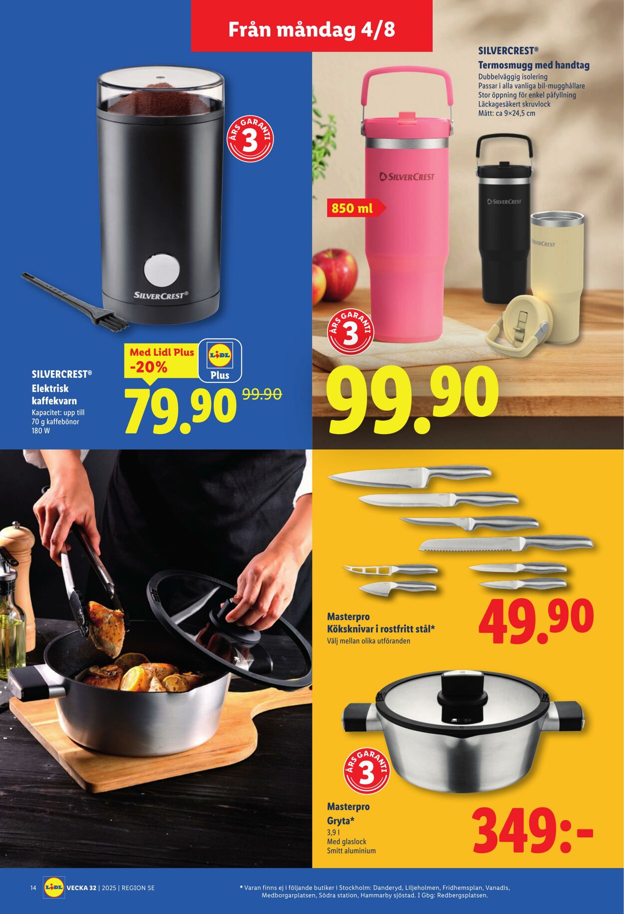 Erbjudanden Lidl 04.08.2025 - 10.08.2025