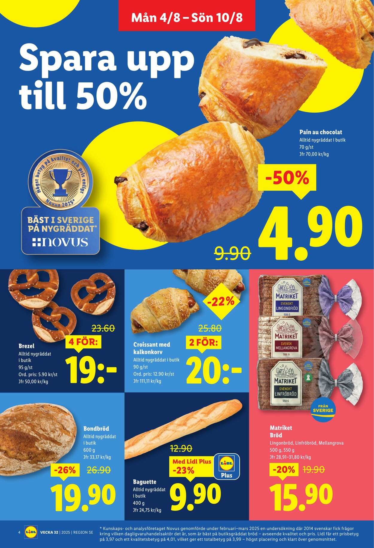 Erbjudanden Lidl 04.08.2025 - 10.08.2025