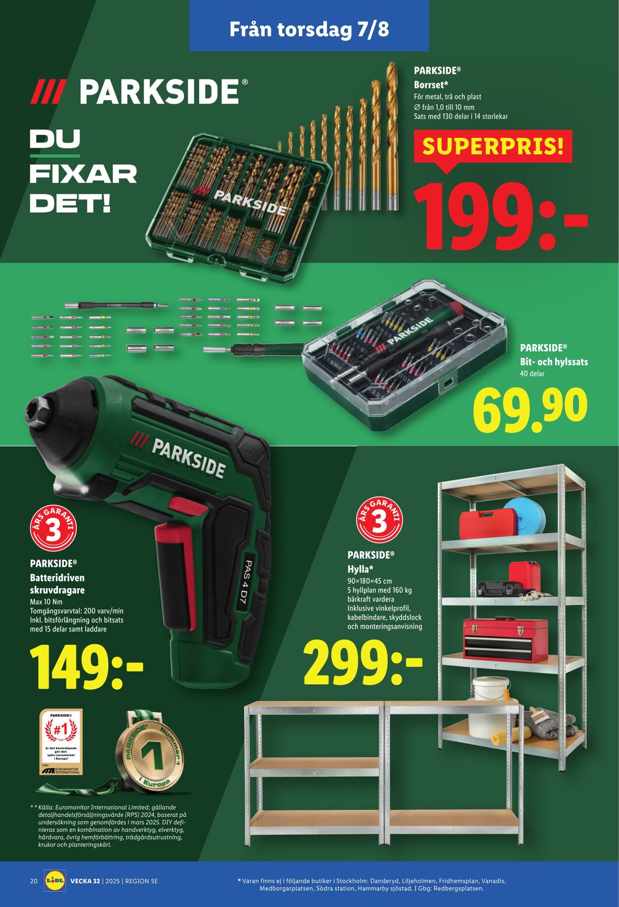 Erbjudanden Lidl 04.08.2025 - 10.08.2025